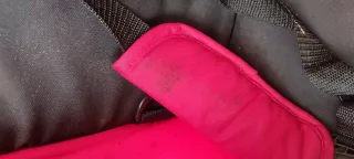 Carro de paseo Asalvo negro y rojo