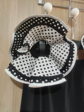 Falda flamenca volantes lunares más 2 volan mangas