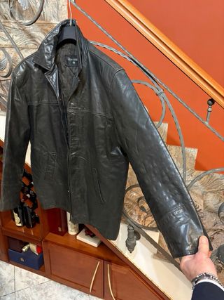 Giacca anni 80’ in vera pelle vintage