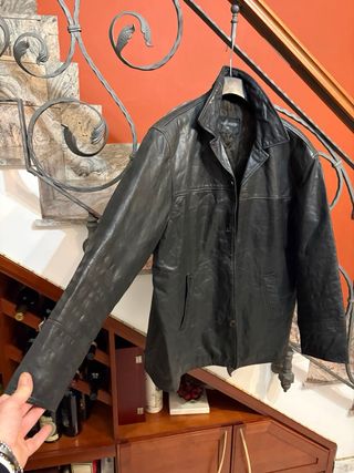 Giacca anni 80’ in vera pelle vintage