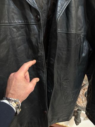 Giacca anni 80’ in vera pelle vintage