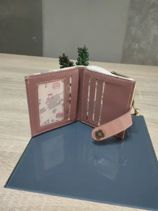 Cartera monedero diseño floral