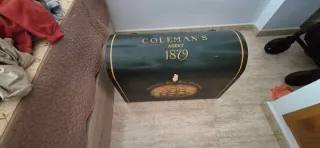 Baúl antiguo Coleman's Agent 1879