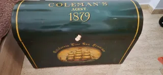 Baúl antiguo Coleman's Agent 1879