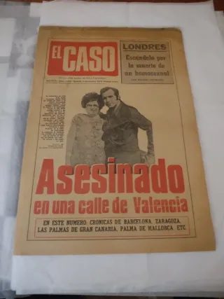 Periódico El Caso 1 Nov 1975