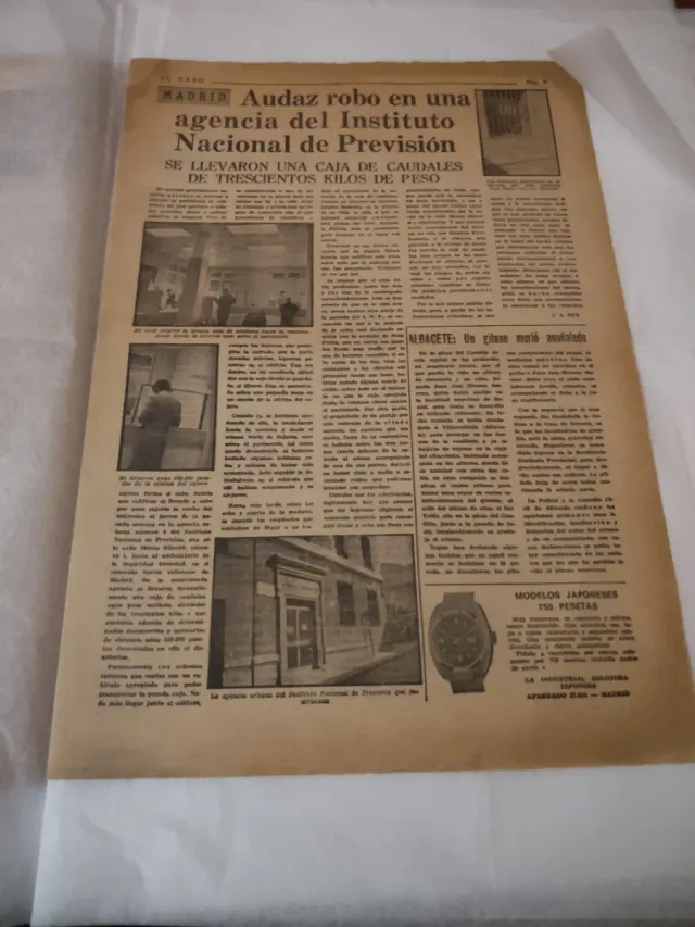 Periódico El Caso 1 Nov 1975