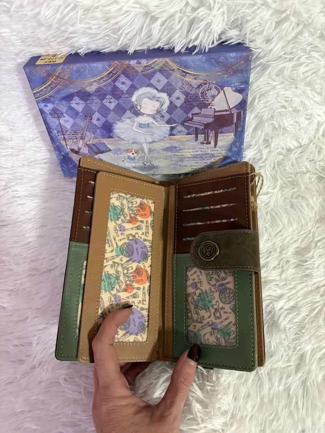 Cartera Sweet Candy grande patchwork