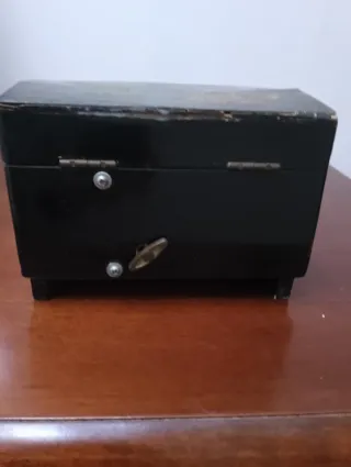 Carillon Cofanetto Legno Decorato vintage