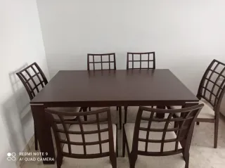 Mesa de comedor con 6 sillas