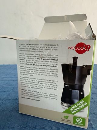 Cafetera Luccia WeCook 3-1 Cups