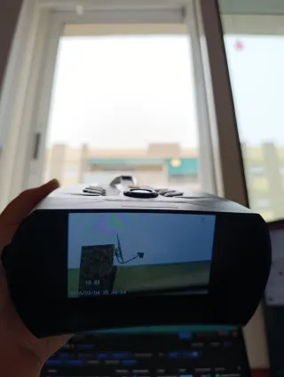 Prismáticos con foto y video + vision nocturna 4K