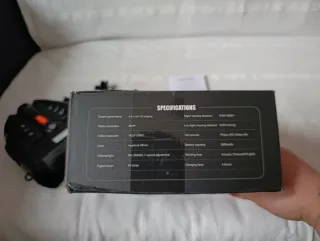 Prismáticos con foto y video + vision nocturna 4K