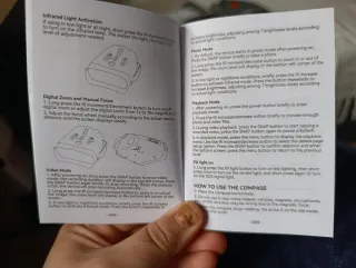 Prismáticos con foto y video + vision nocturna 4K