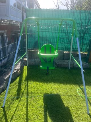 Columpio para bebé verde