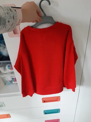 Sudadera Roja KIDS el corte ingles,  Lentejuelas R