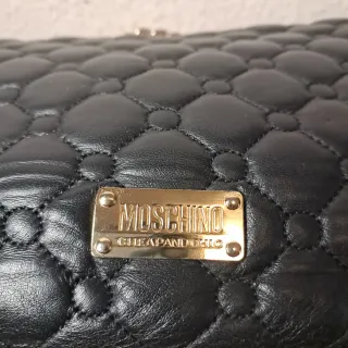 Bolso Moschino Cheap And Chic Negro Dorado