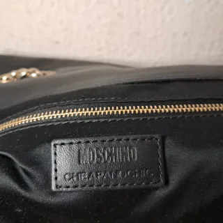 Bolso Moschino Cheap And Chic Negro Dorado