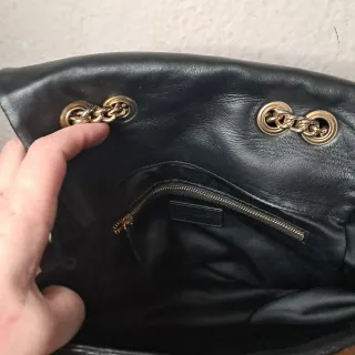 Bolso Moschino Cheap And Chic Negro Dorado