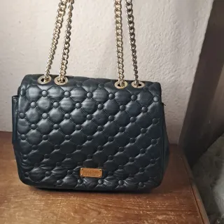 Bolso Moschino Cheap And Chic Negro Dorado