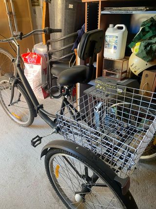 Triciclo con cesta