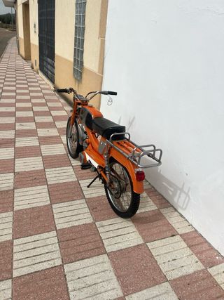 Mobilette Campera Naranja/Plata