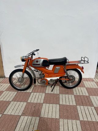 Mobilette Campera Naranja/Plata