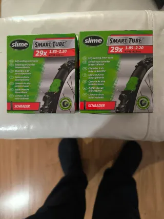 2 juegos Cámara de bici Slime Smart Tube 29x