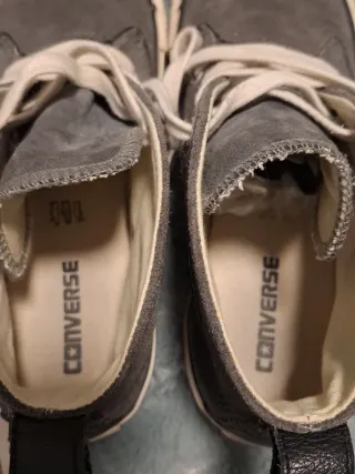 Converse Piel Unisex Negro/Gris