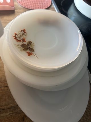 Vajilla Arcopal Años 80 - 33 Piezas