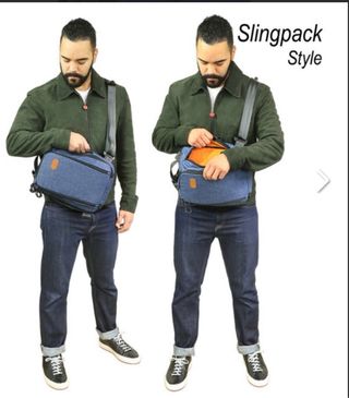 Mochila Vanquest Carbide 8 Negra/Azul