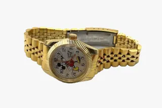 Orologio Disney Mickey Mouse Vintage Oro