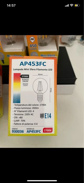 Lampadine LED ALCA POWER 4W Luce Calda (5pz)
