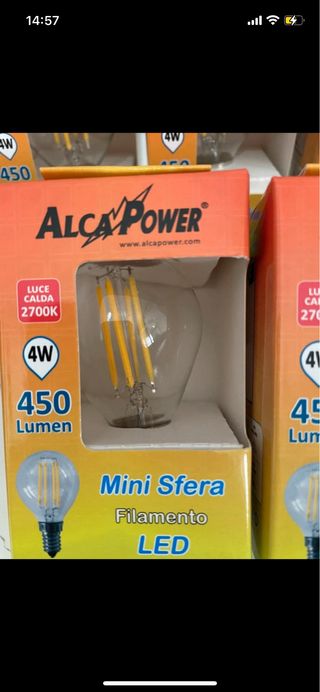 Lampadine LED ALCA POWER 4W Luce Calda (5pz)