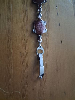 Pulsera tortugas con piedras verdes