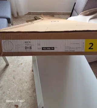 Mueble bajo TV Ikea blanco