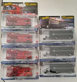 Lotto Hot Wheels Team Transport Ferrari & Lykan
