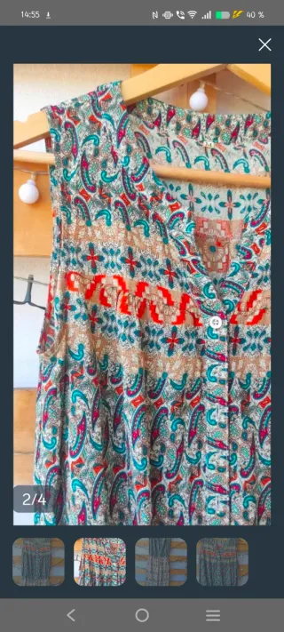 Mono largo estampado verano