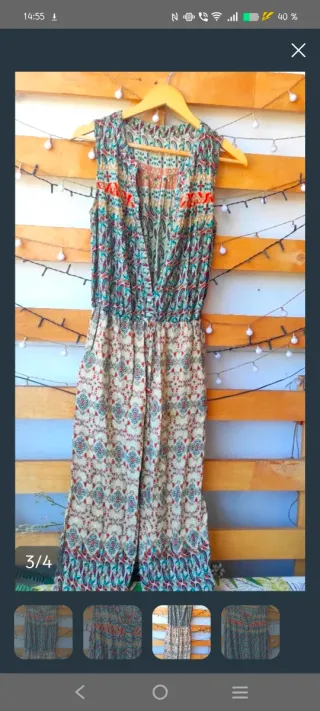 Mono largo estampado verano