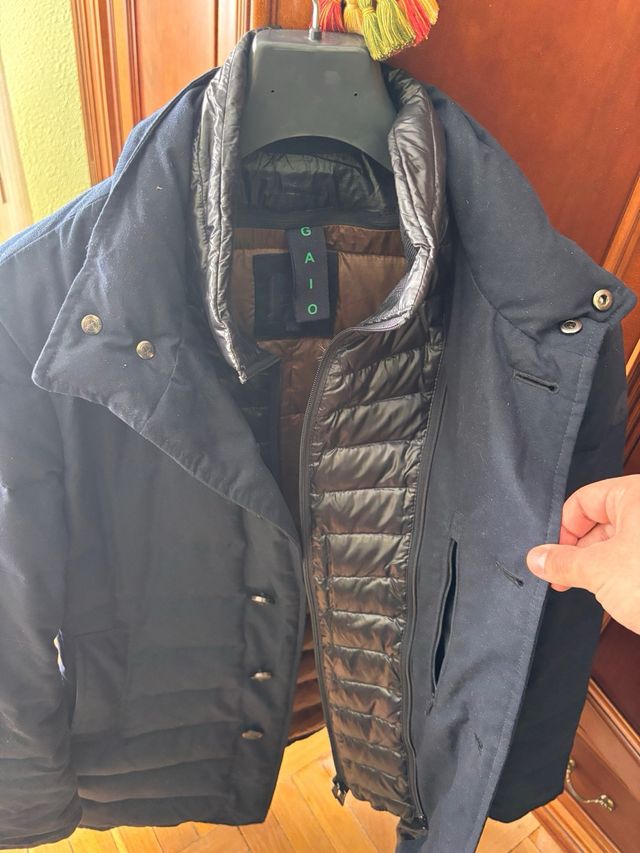 Abrigo AT.P.CO hombre con forro interior