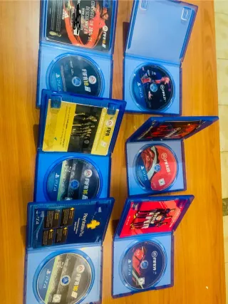 Pack 5 Juegos FIFA PS4: 16, 18, 19, 20, 21