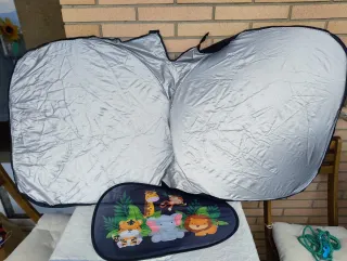 Pack 2 Parasoles Coche Plegables