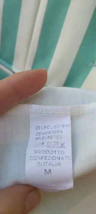 Blazer Rayas Menta y Blanco