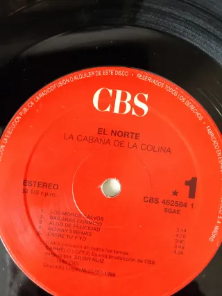 Vinilo El Norte - La Cabaña de la Colina