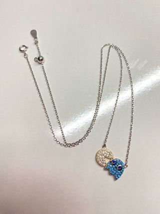 Collar Plata 925 Pac-Man