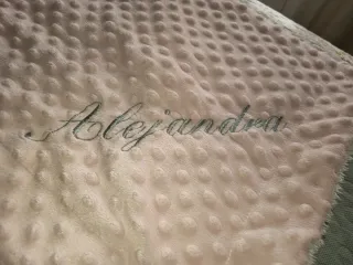 Manta bebé personalizada Alejandra