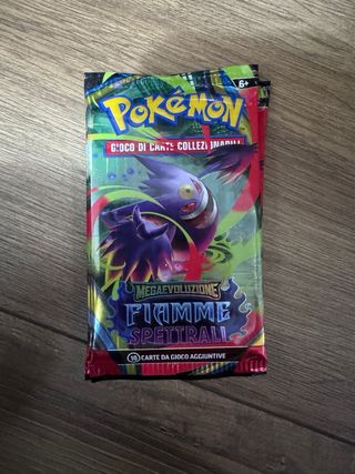 8 Bustine Pokemon Fiamme Spettrali