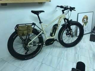 Bicicleta Eléctrica Fat Bike Beige