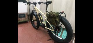 Bicicleta Eléctrica Fat Bike Beige