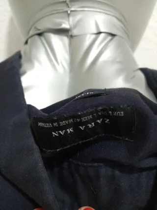 Camisa Zara Negra Manga Larga