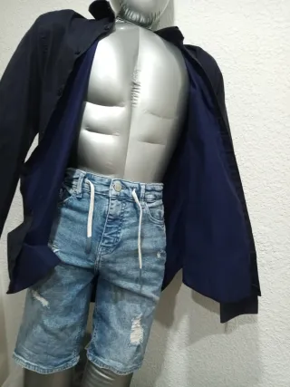 Camisa Zara Negra Manga Larga